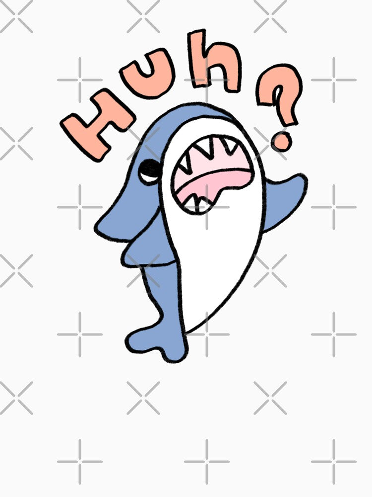 Cute Shark Saying Huh by littleworldpp
