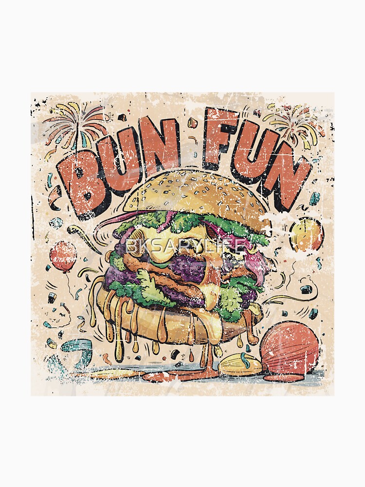 classic style special burger day art with old vibe by BKSARYLIFE