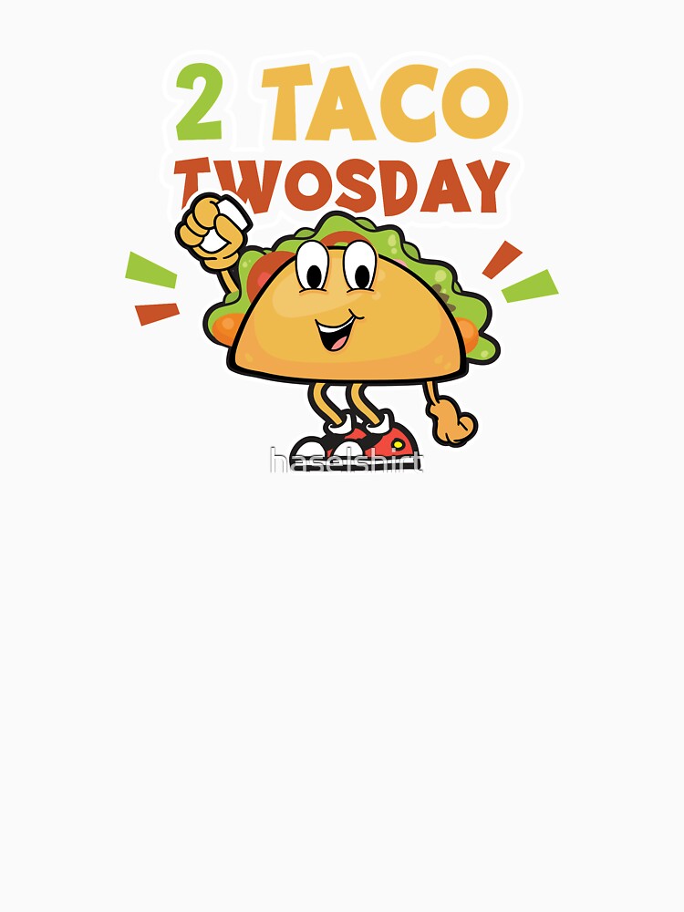 Tacos 2 Taco Twosday Birthday Gift by haselshirt