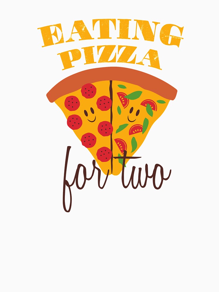 Eating Pizza for two - Funny Design by felixpauli