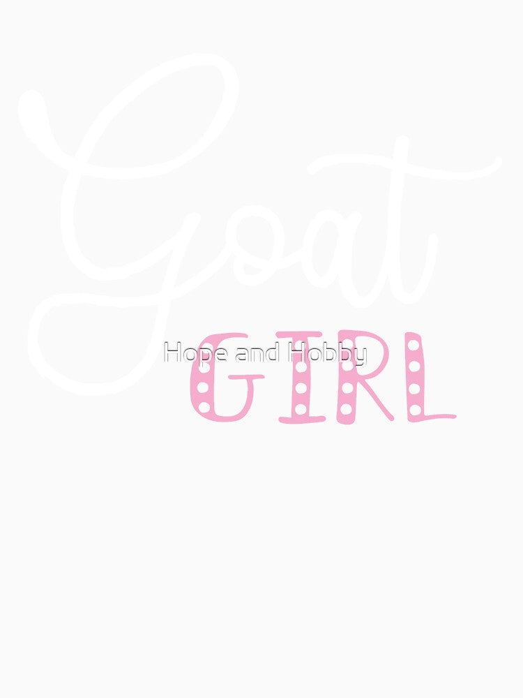 Goat Girl Shirt for Goat Lovers by Theodore Cory