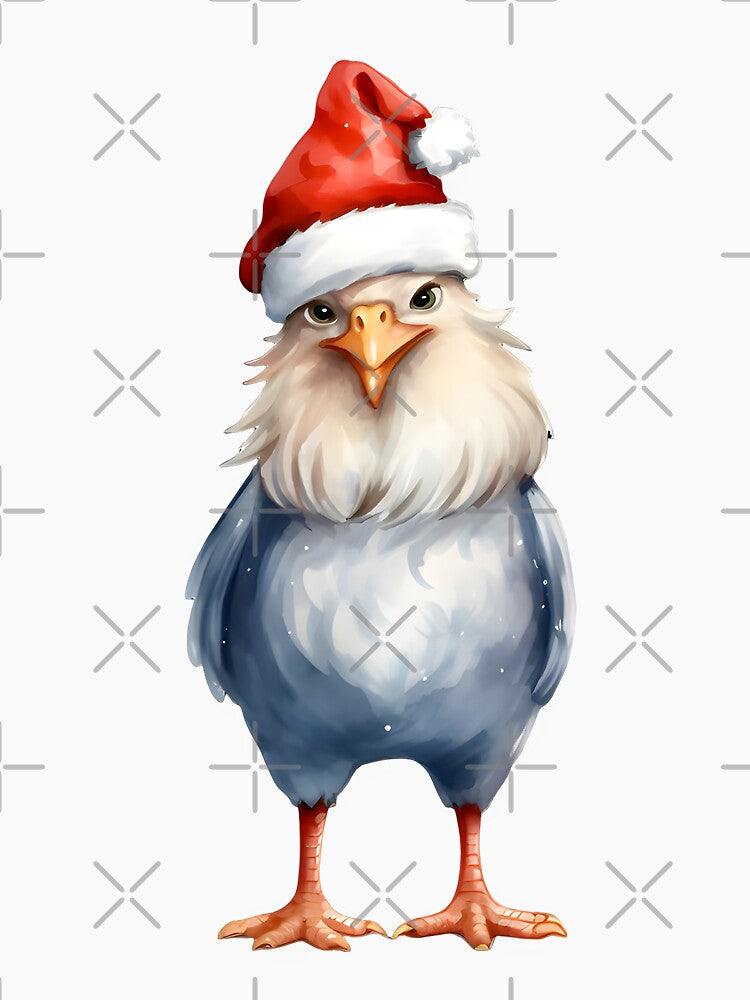 Cute Christmas Chicken by coolpixeltik
