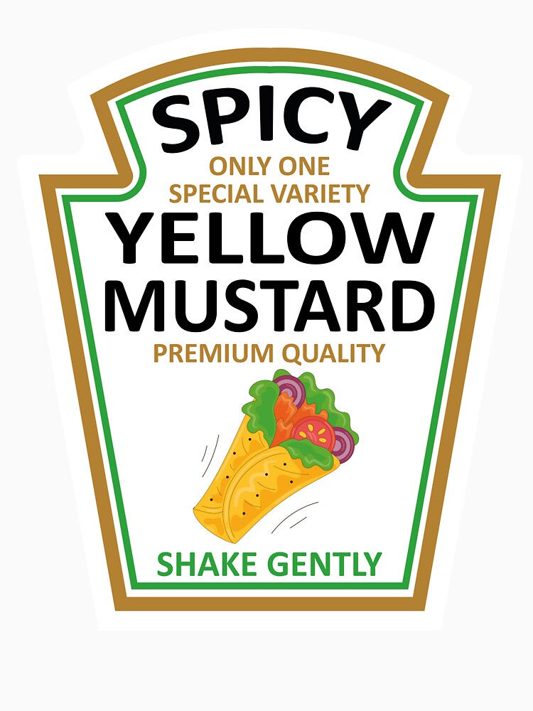 Yellow Mustard Ketshup Pretend Im a taco spicy hot sauce by NADIASHOP86