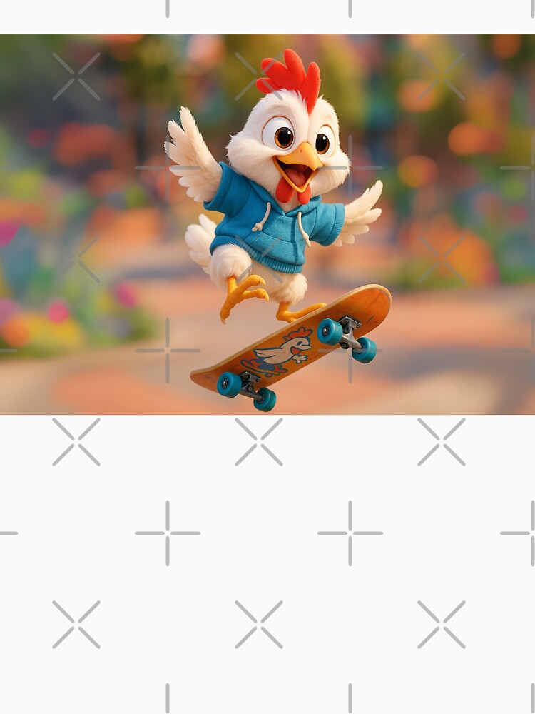 Skater Leghorn Chicken by Sillytoe