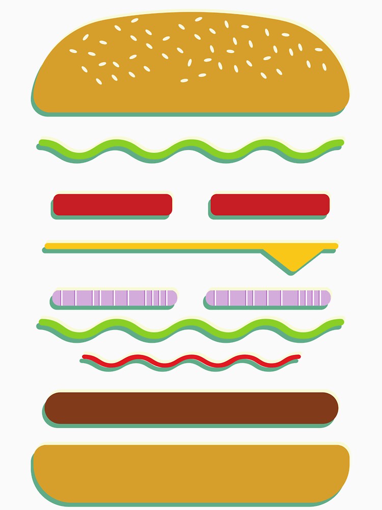 Deconstructed Burger by VirtualFaries