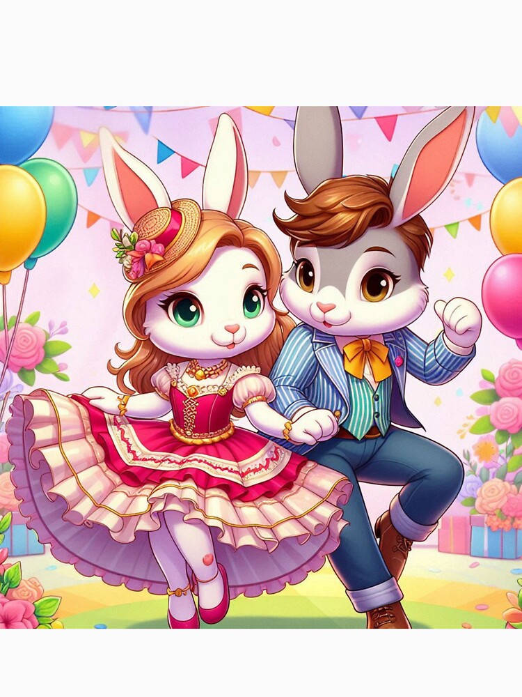 Cute Rabbit Dancing by Mywaymylife