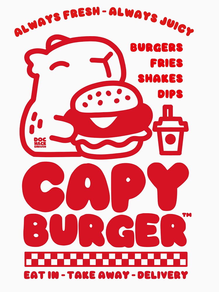 Capyburger (Light) by DocHackenbush