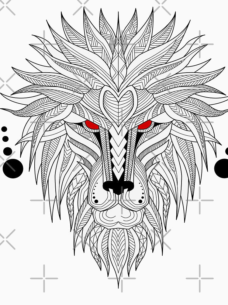 Lion Head Artwork by RKR-Designs