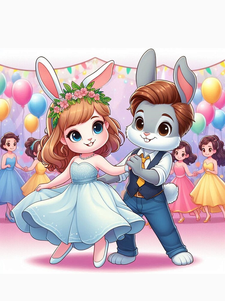 Cute Dancing Rabbit by Mywaymylife