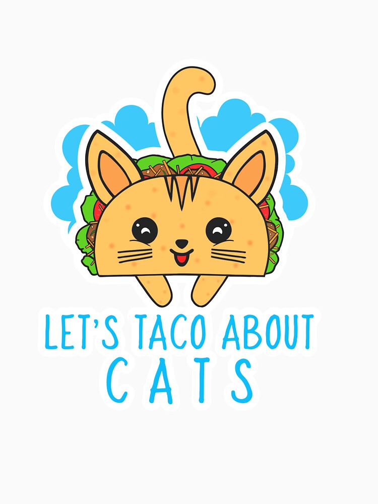 Funny Cat Sayings Taco Cat by Sartoris Art