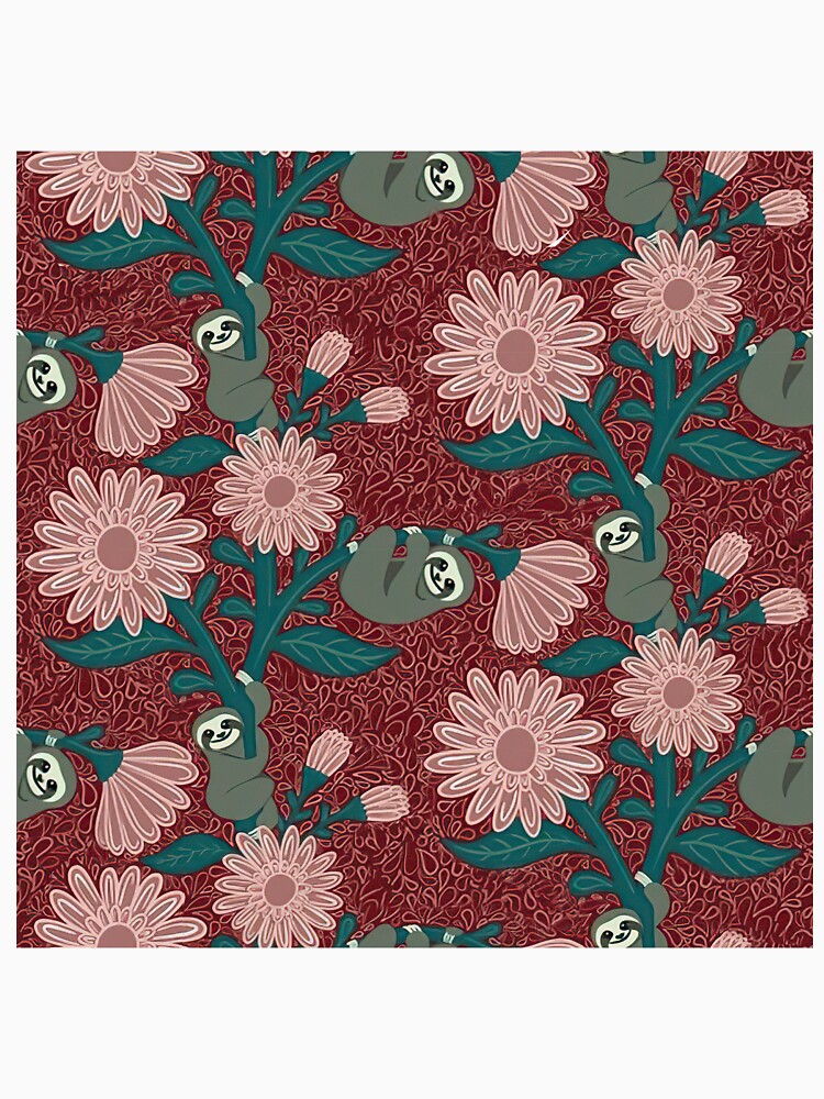 Sloth On Flower by VickyCloset