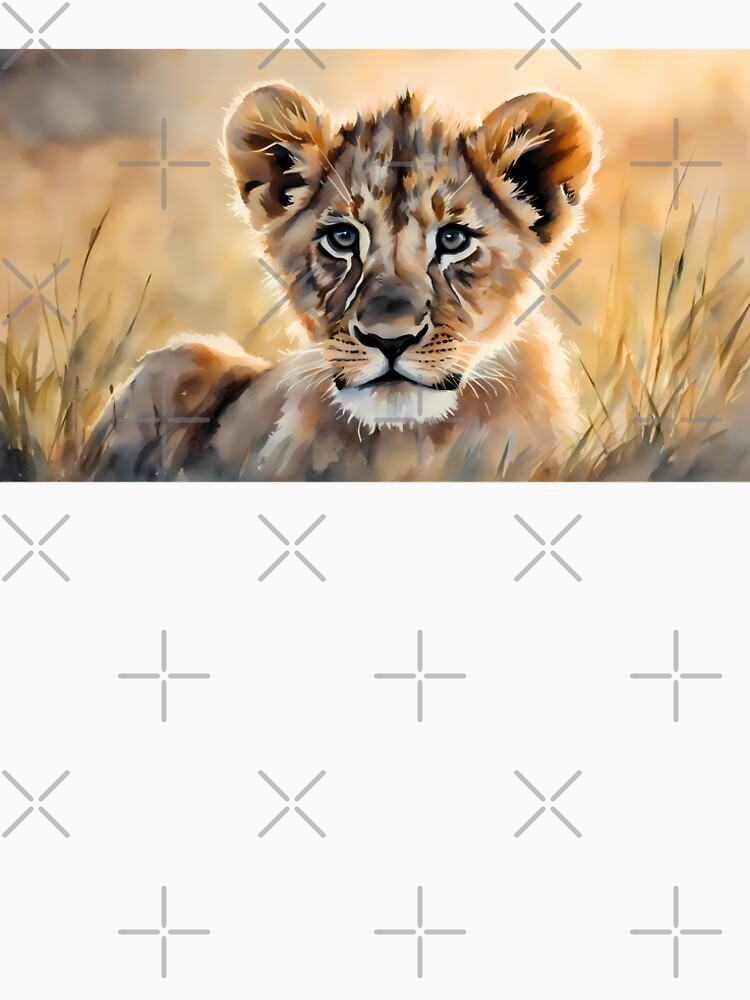 Cute Baby Lion Cub by CalmnessbyChoice