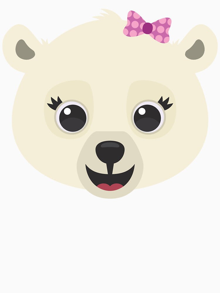 Cute Baby Polar Bear Girl by Captain Creative