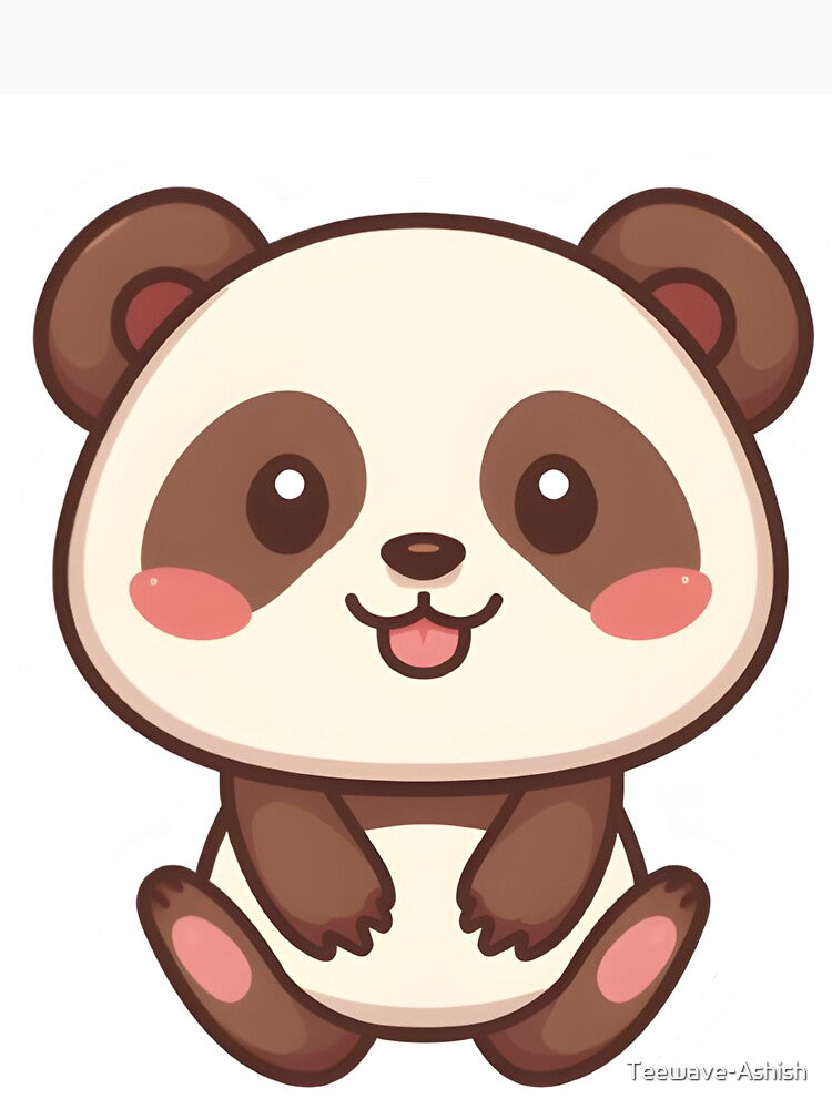 Zen Panda in Bamboo Forest by Teewave-Ashish