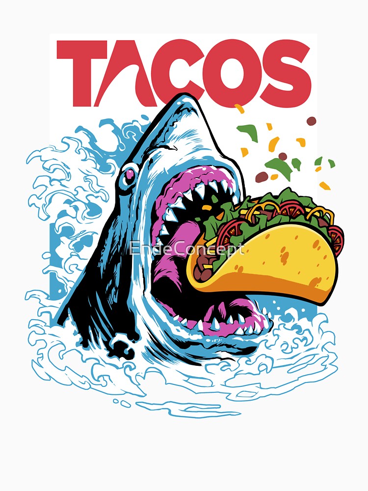 Taco Shark | Taco Tuesday Cinco De Mayo Foodie Gift by EndeConcept
