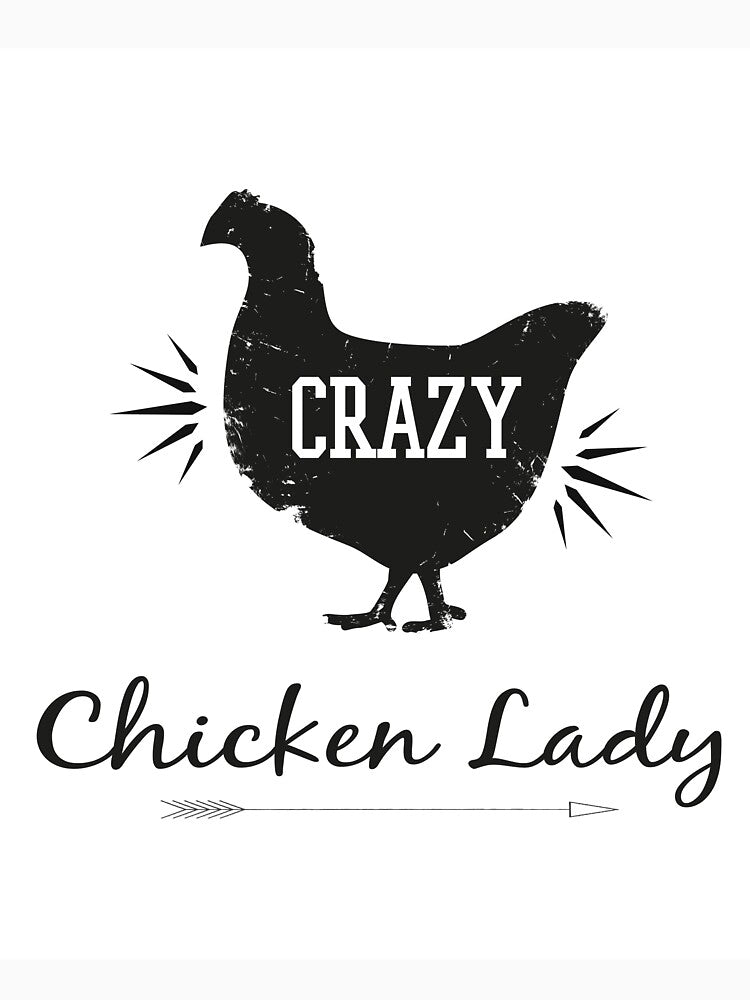 Crazy Chicken Lady Shirt, Chicken Coop, Chicken Lover, Chicken Mom, Chicken Gifts, Chicken Farmer Shirt, Funny Sarcastic Tshirt by shopanddesigned