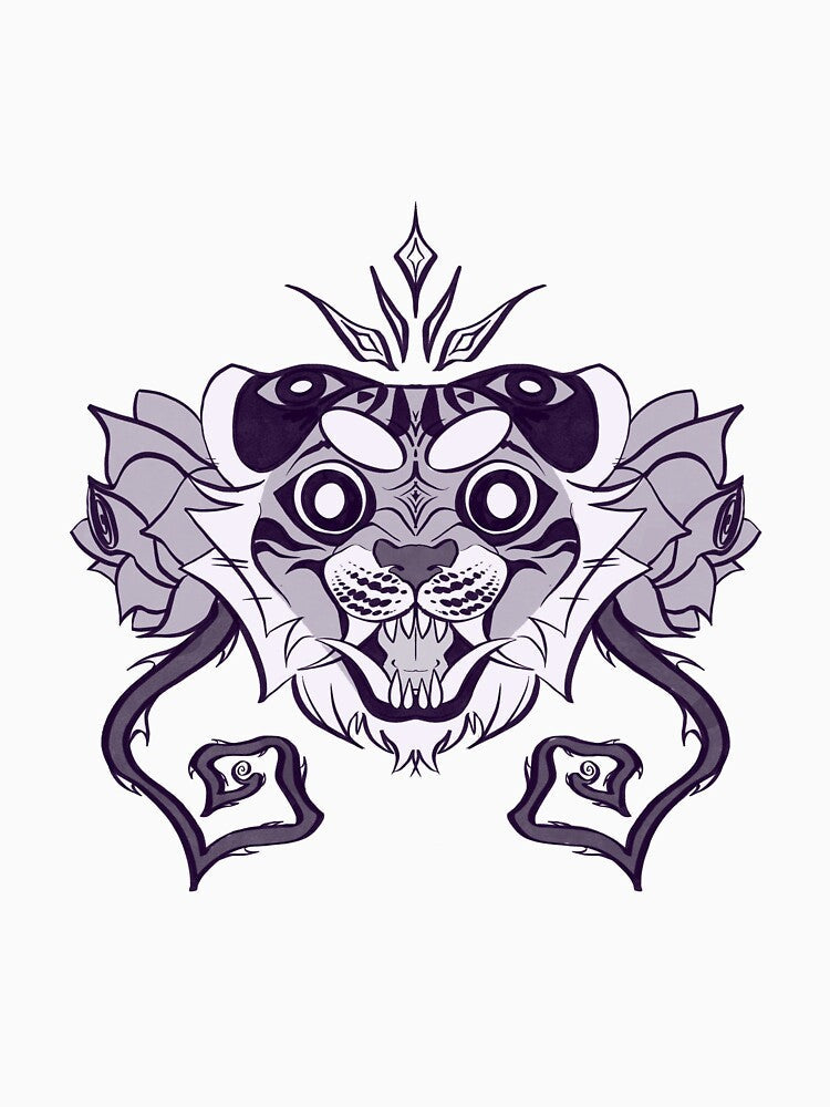 Angry Greyscale tiger by Emmwimm