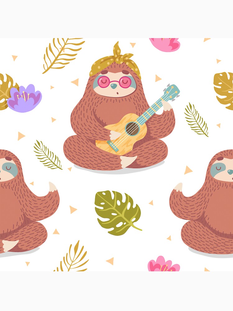 Sloth With Guitar by ArtCreations79