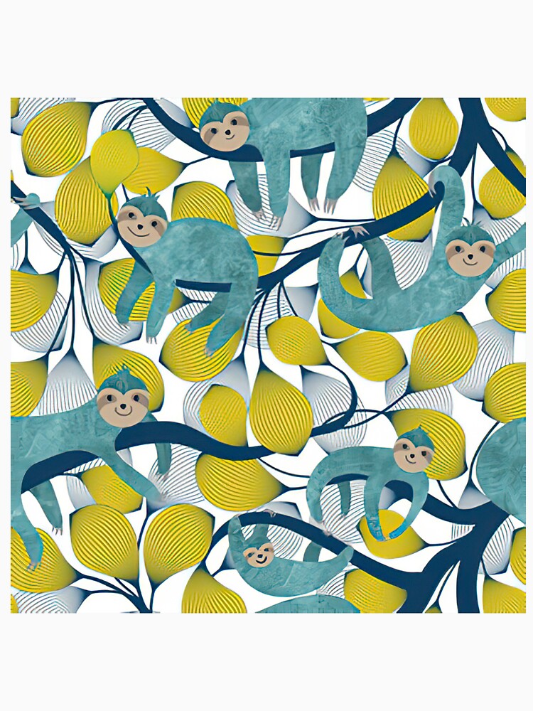 Sloths On Branches by VickyCloset