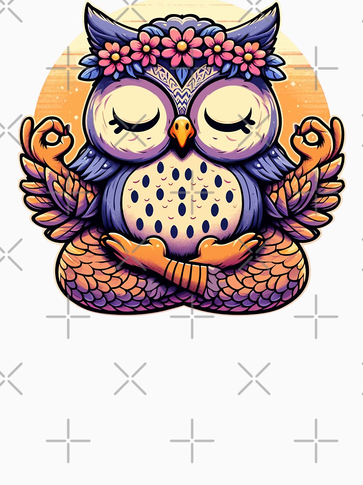 Owl Yoga by Designowner