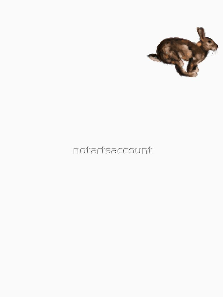 Cute bunny rabbit jumping by notartsaccount