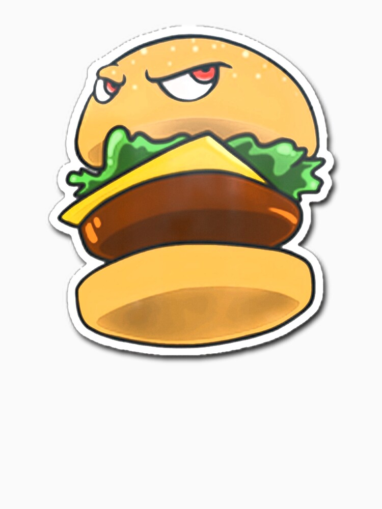 Angry burger doesn't want to be eaten by si3iy
