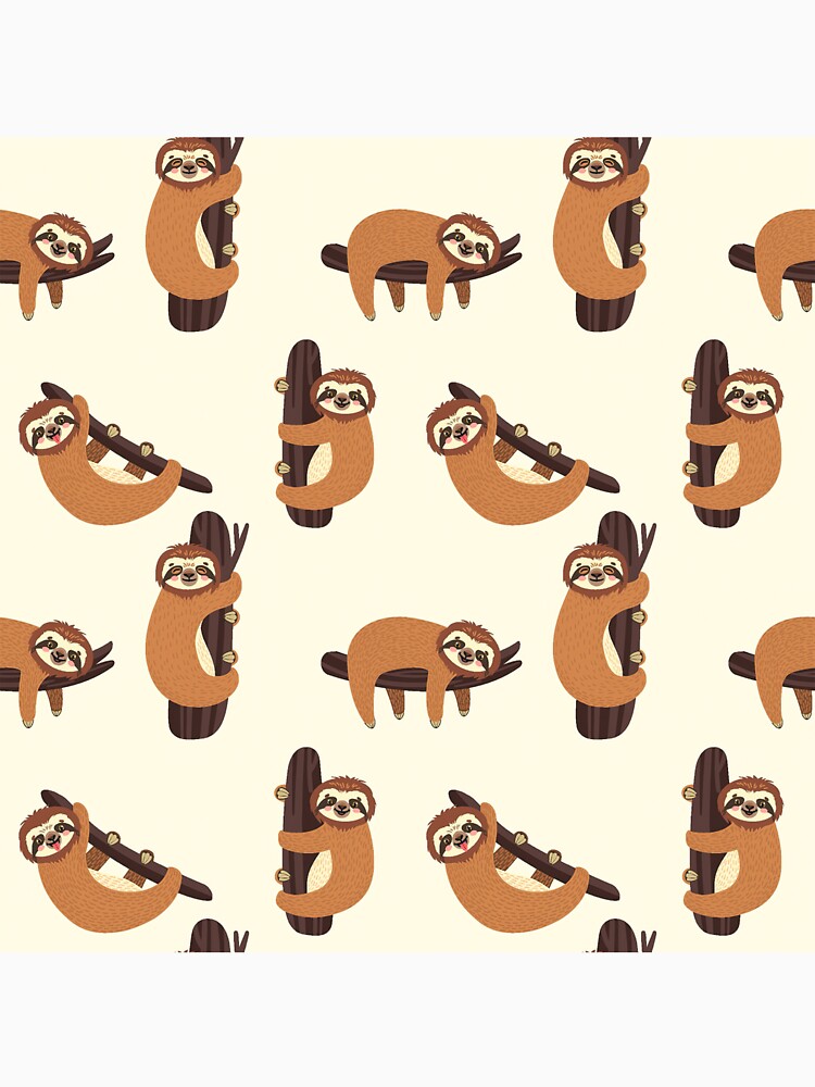 Sloth Seamless by CristaloHipp