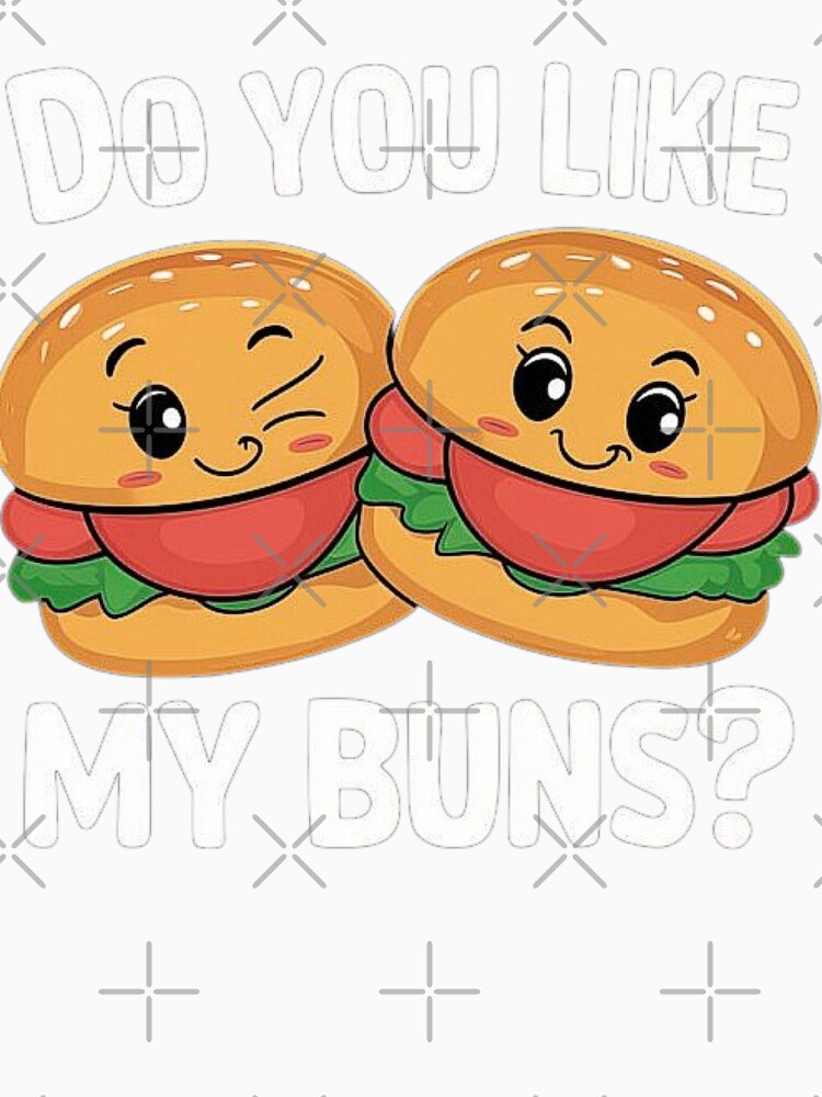 Cute Burger Buns Design for Food Lovers by love3617