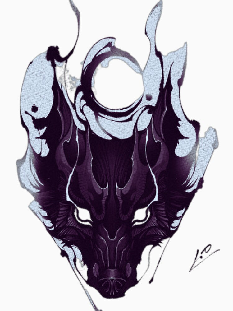 Angry shadow wolf. by Starlordstore