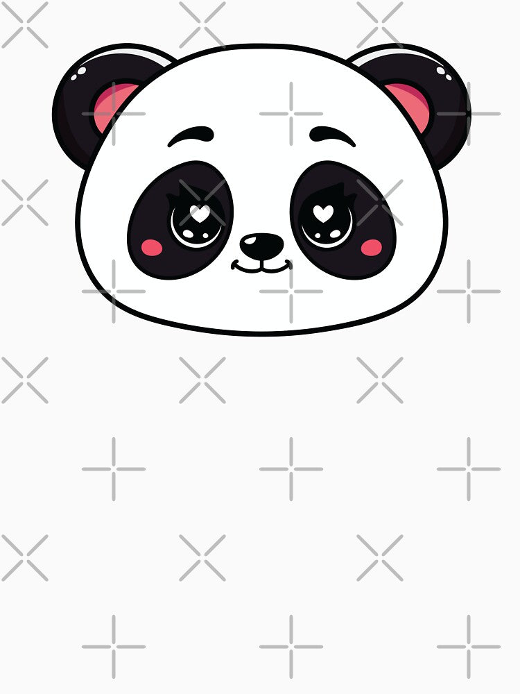 Cute Panda Face – Adorable Kawaii Panda by MarshallStickerX