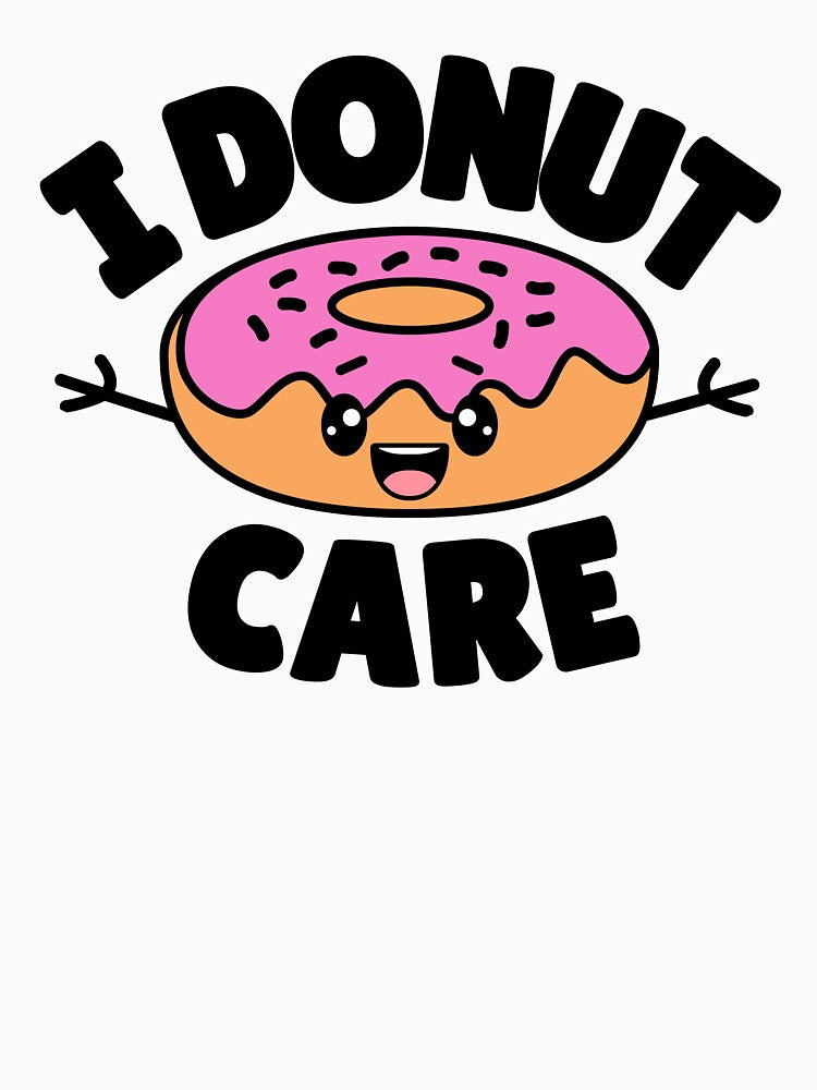 I Donut Care.Funny Donut Pun by aussieexplore