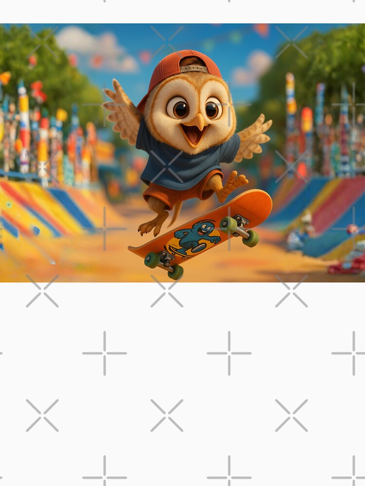 Skater Barn Owl by Sillytoe
