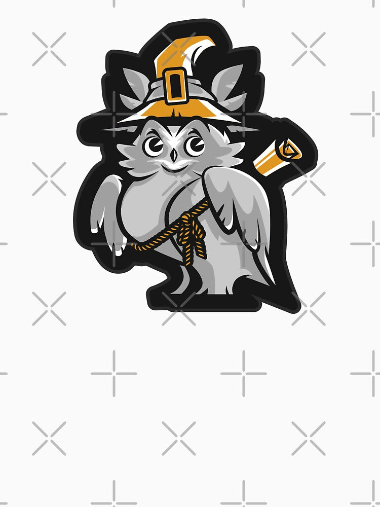 Cute Owl In A Hat Funny Design by joabaj