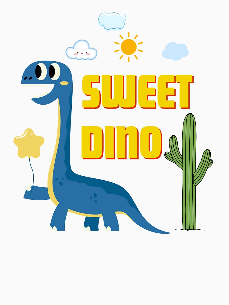 Dinosaur Walking with a Star – Carefree and Playful by j-2k