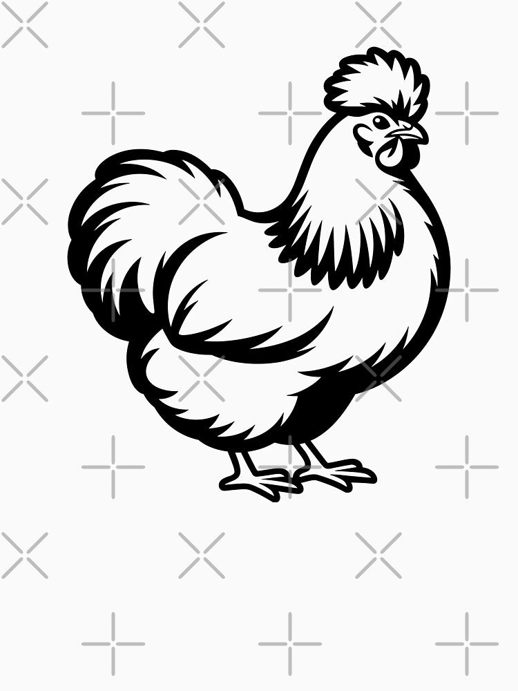 Silkie Chicken by theartfulaspie