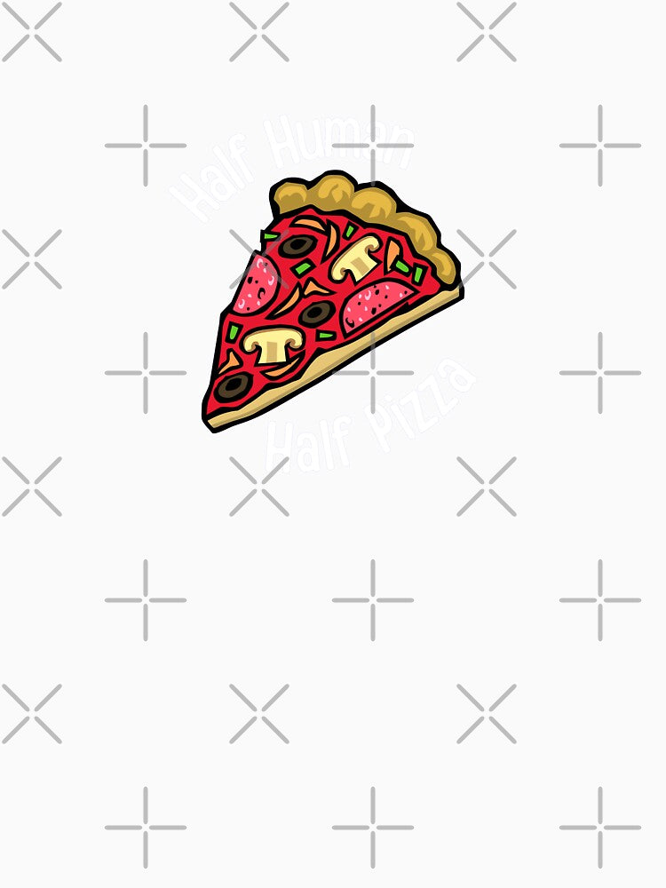 Half Human Half Pizza Design by tiredandbored