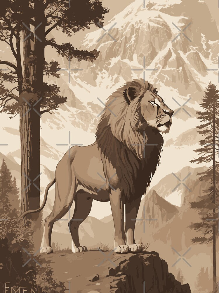 Lion mountain by Arty Art