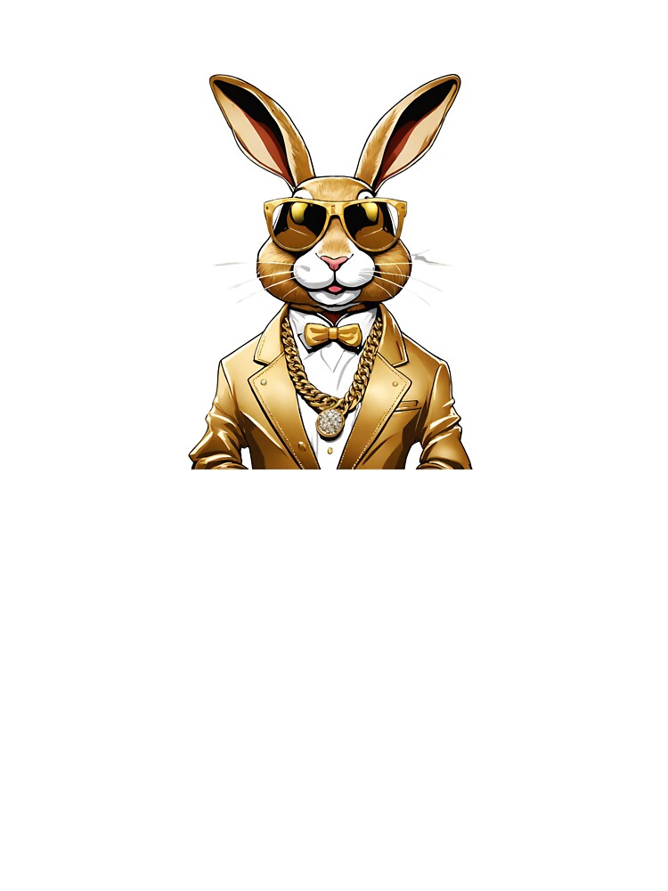 Rich Luxurious Golden Diamond Rabbit Classic by Majestic Paws