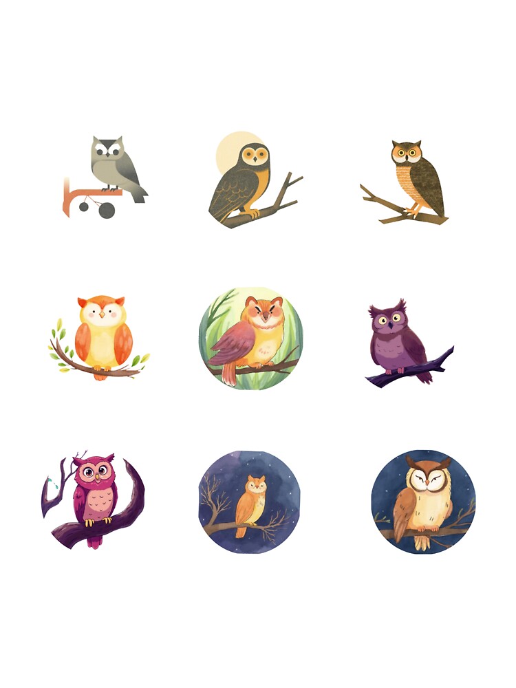 Sticket owl by KrisGraphic45