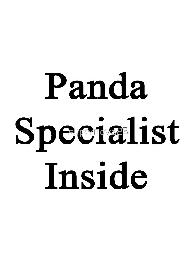 Panda Specialist Inside by supernova23