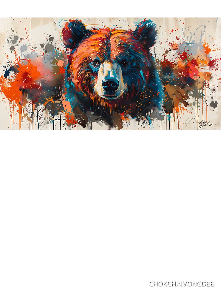 Bear custom, Wall art bear. by CHOKCHAIVONGDEE