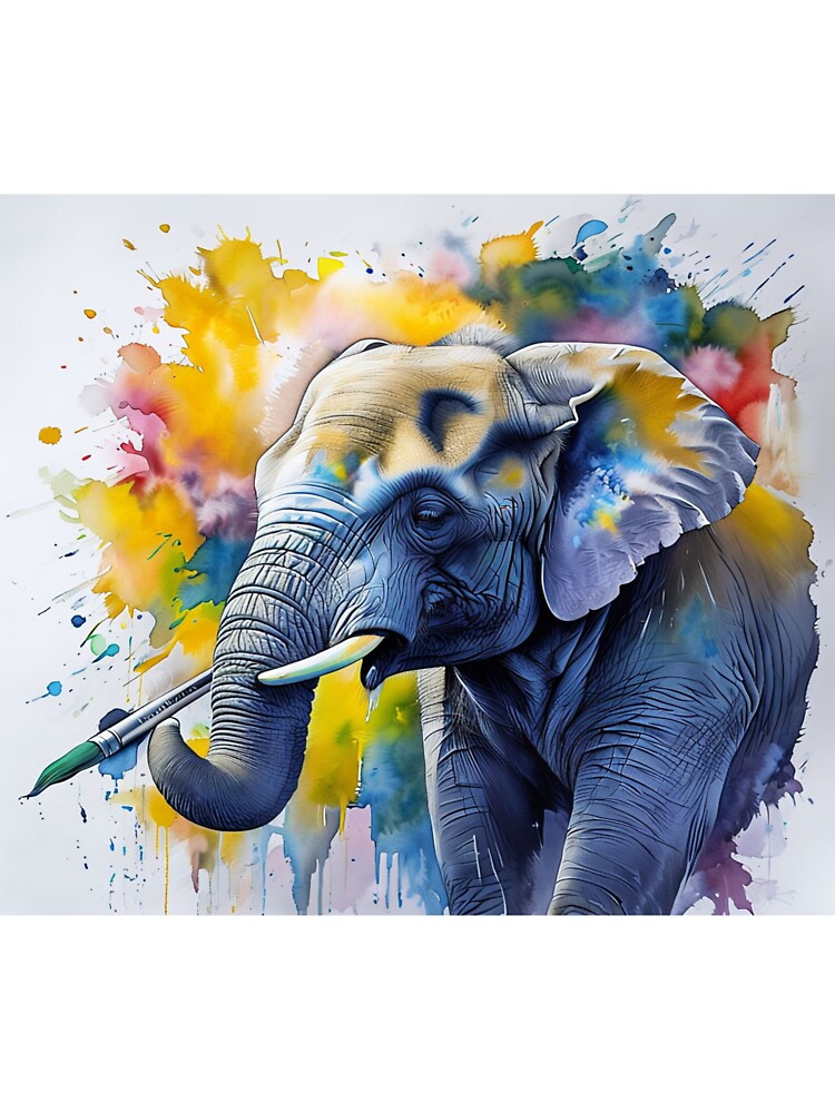 The Artist Elephant by Collection de trésors