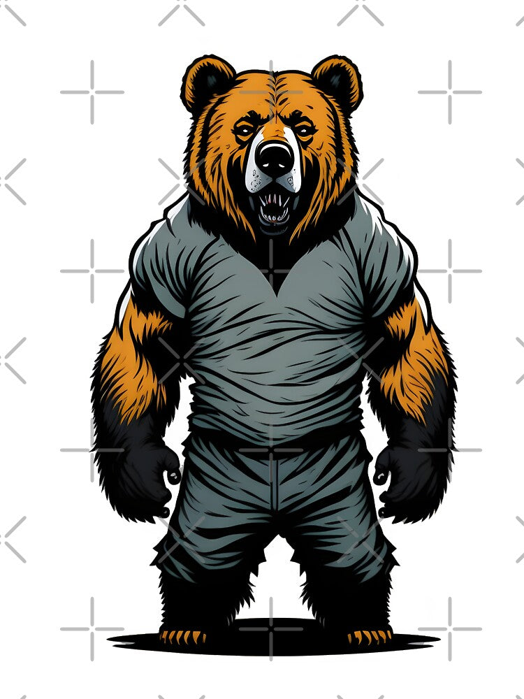 Strong Bear Grazer by BearsAndSkulls