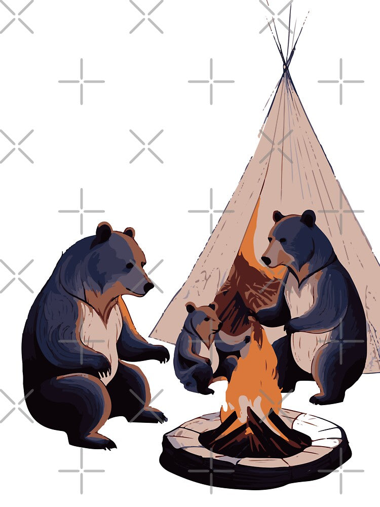 Bear enjoy camping by After De Moment