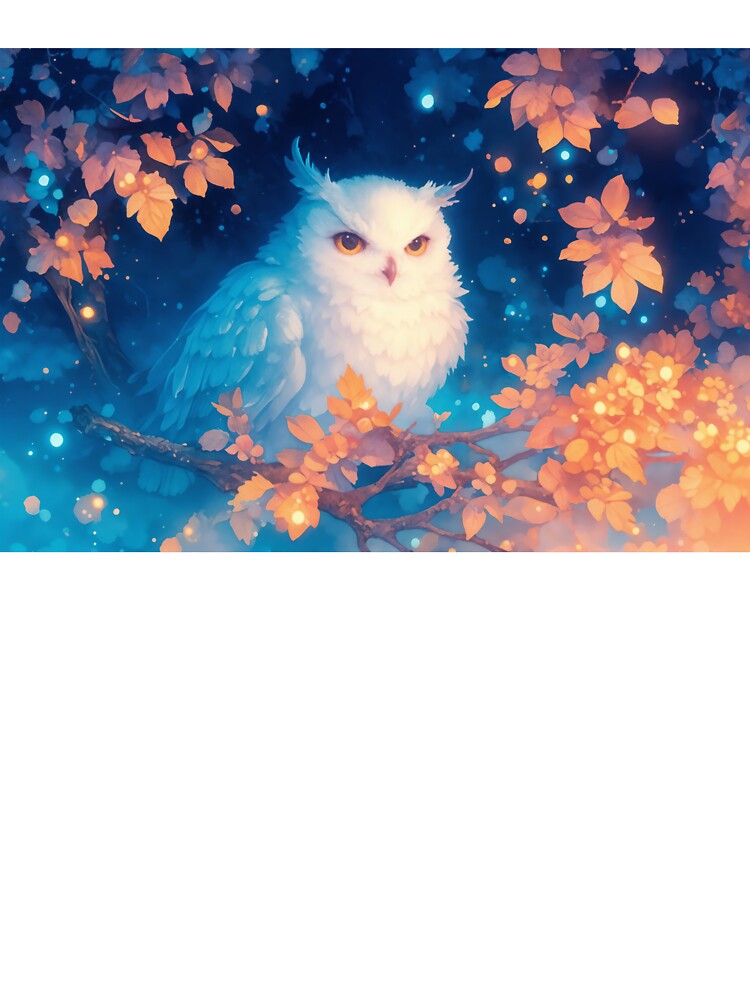 Autumn Owl in a Dreamy Twilight by AshiraCreations