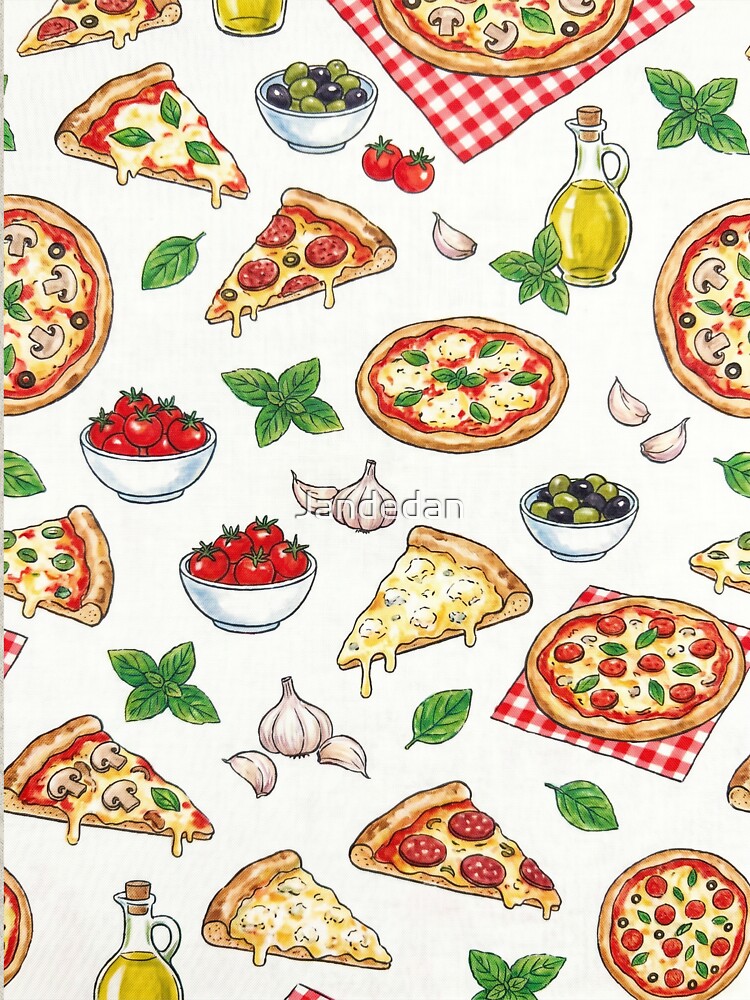 Italian pizza pattern by Jandedan