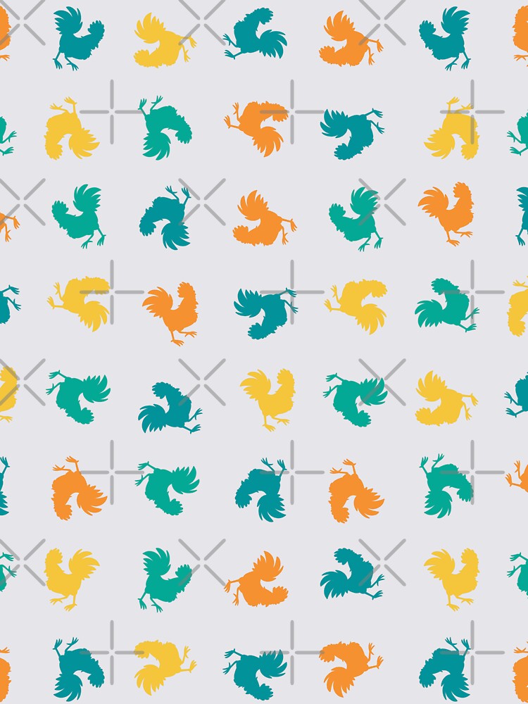 Vintage Chicken Pattern by TKsTees