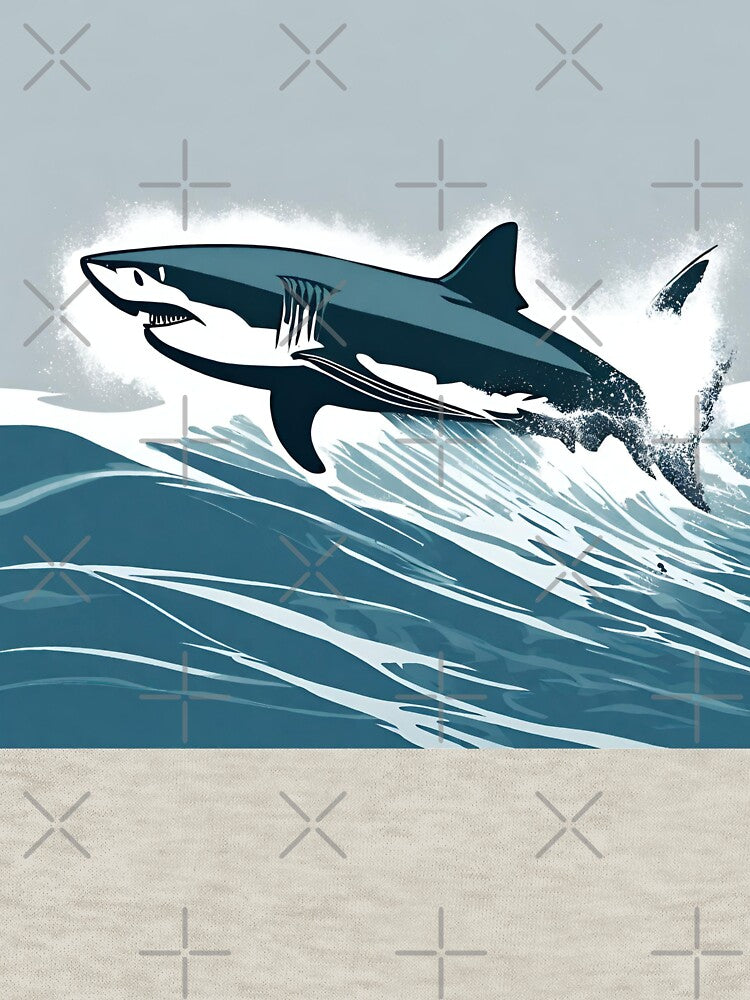 Cute white shark lover's by Yeyishop