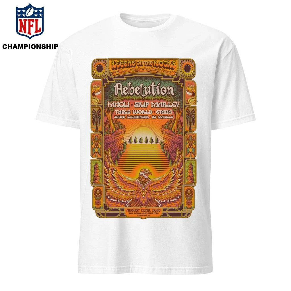Rebelution Aug 22 2026 Red Rocks In Morrison CO Poster Shirt