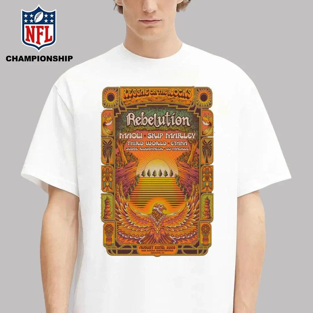 Rebelution Aug 22 2026 Red Rocks In Morrison CO Poster Shirt